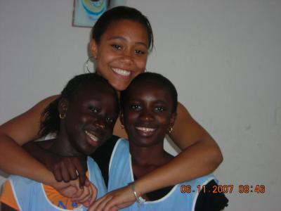 Mathilde, mame Faty et Linda